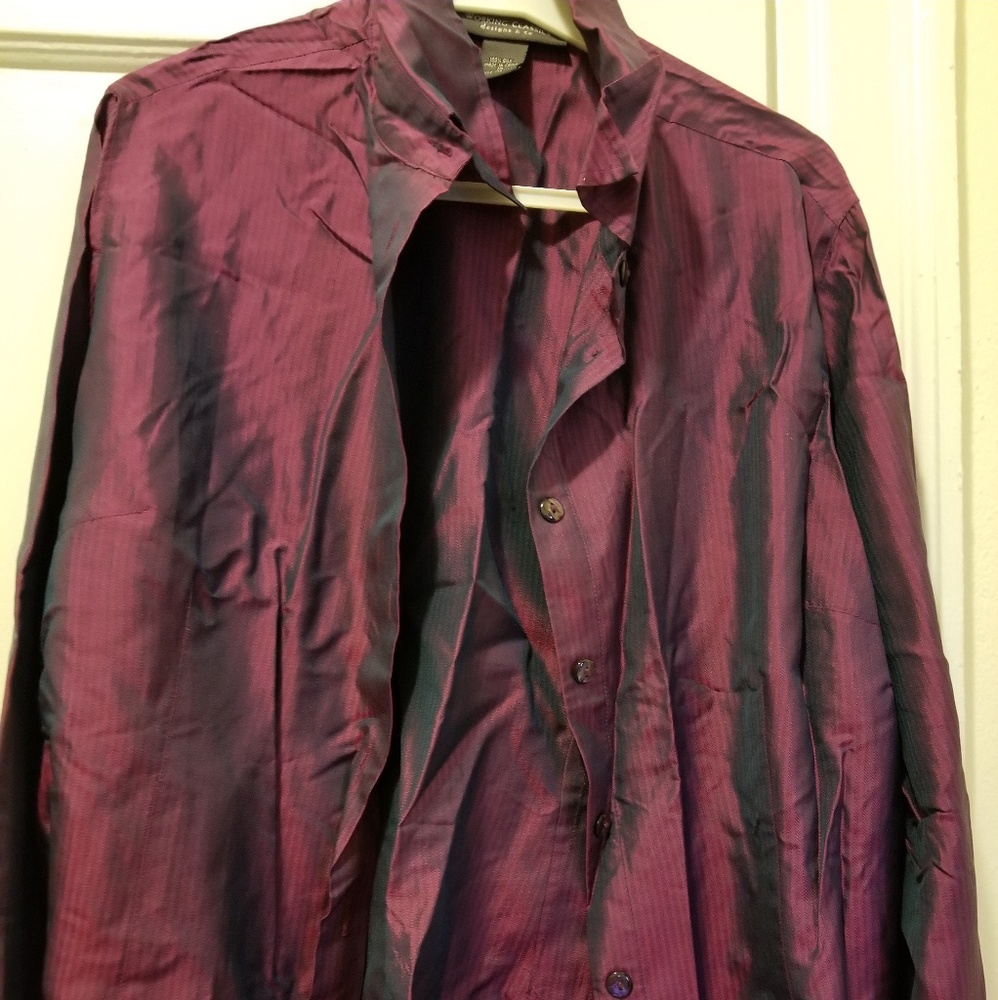 100% silk shirt